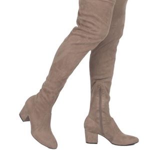 NWOT Over The Knee Suede Boots
